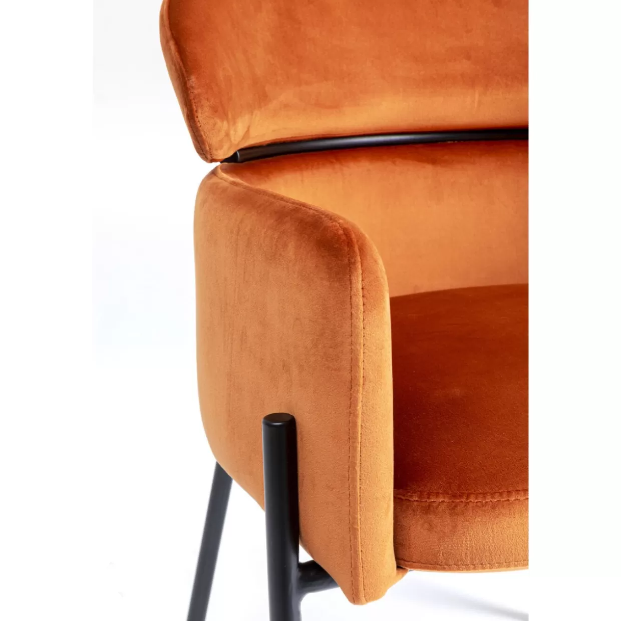 KARE Design Stühle | Armlehnstuhl Alexia Velvet Orange