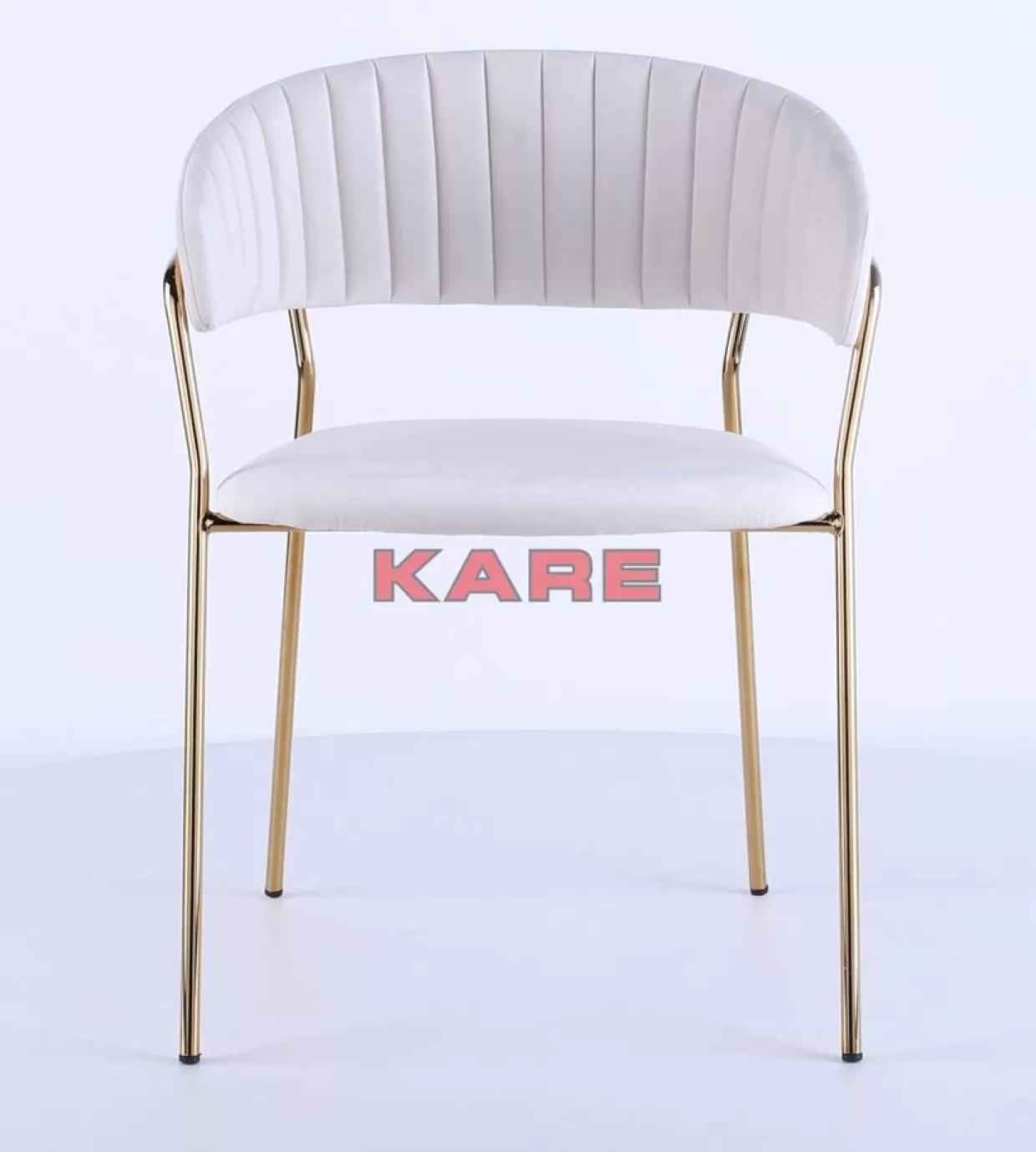 KARE Design Stühle | Armlehnstuhl Belle Creme (2/Set)