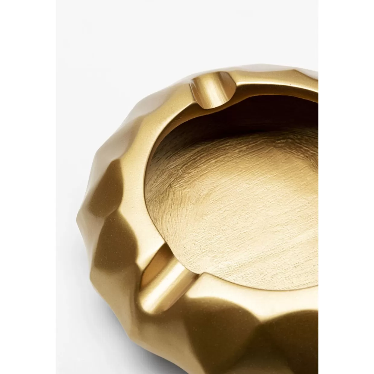 KARE Design Ascher | Aschenbecher Avantgard Gold O15Cm