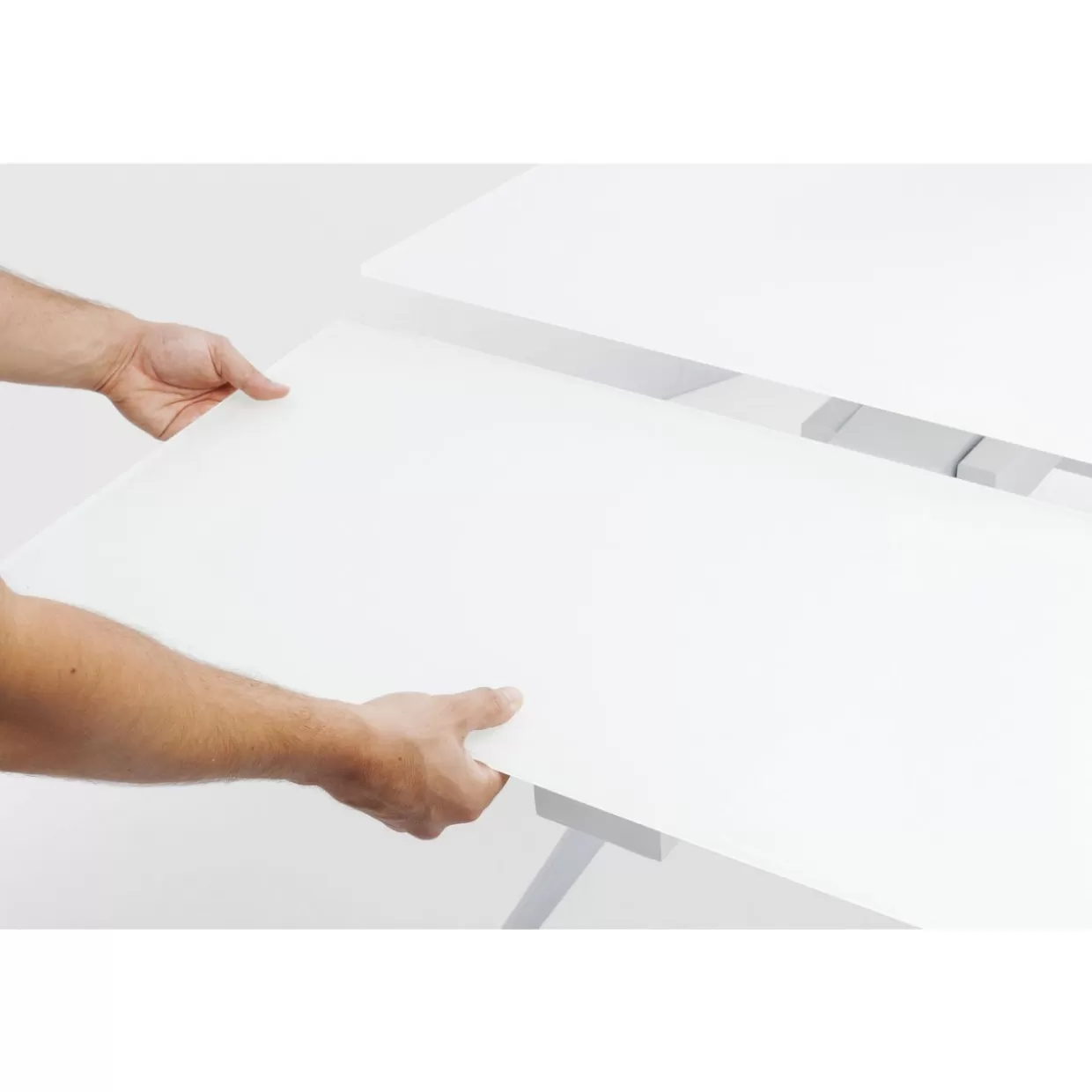 KARE Design Tische | Ausziehtisch Amsterdam Weiss 160(40+40)X90Cm