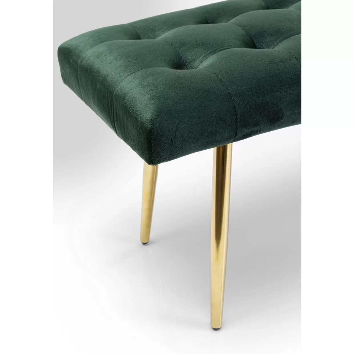 KARE Design Sitzbänke | Bank Dallas Velvet Grun 110Cm