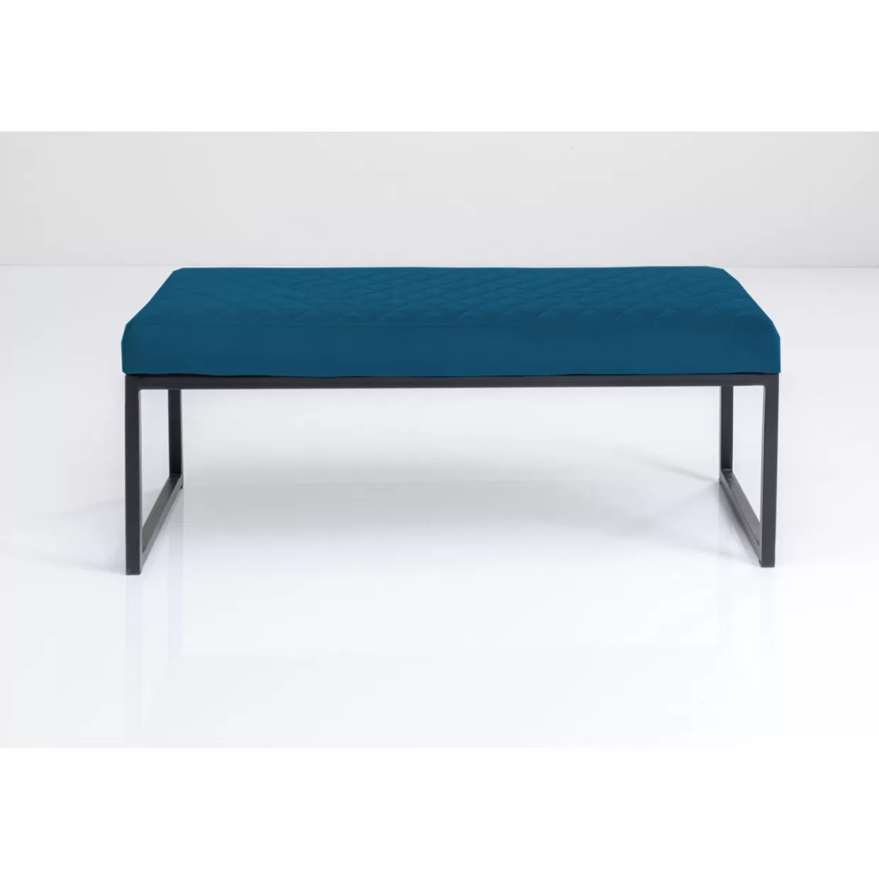 KARE Design Sitzbänke | Bank Smart Petrol Schwarz 90Cm