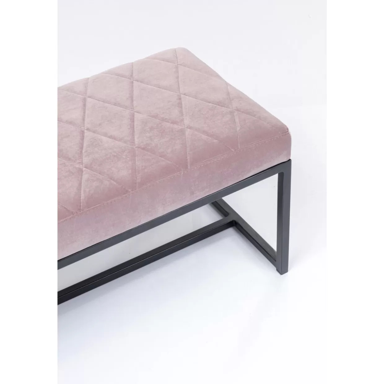 KARE Design Sitzbänke | Bank Smart Rosa Schwarz 150X40Cm