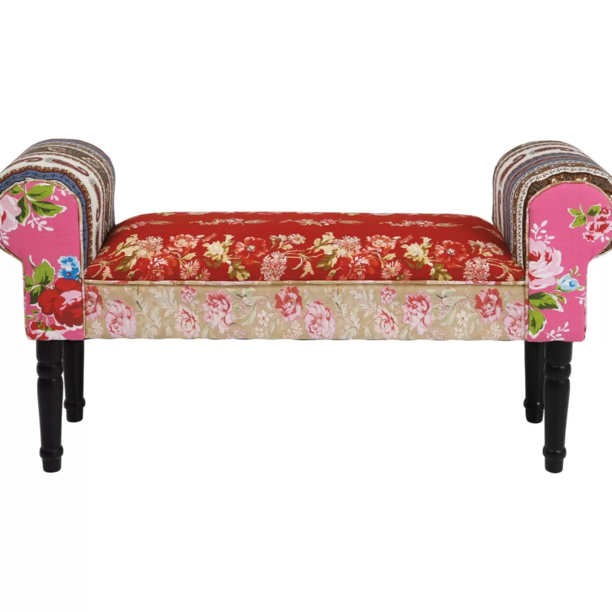KARE Design Sitzbänke | Bank Wing Patchwork Red