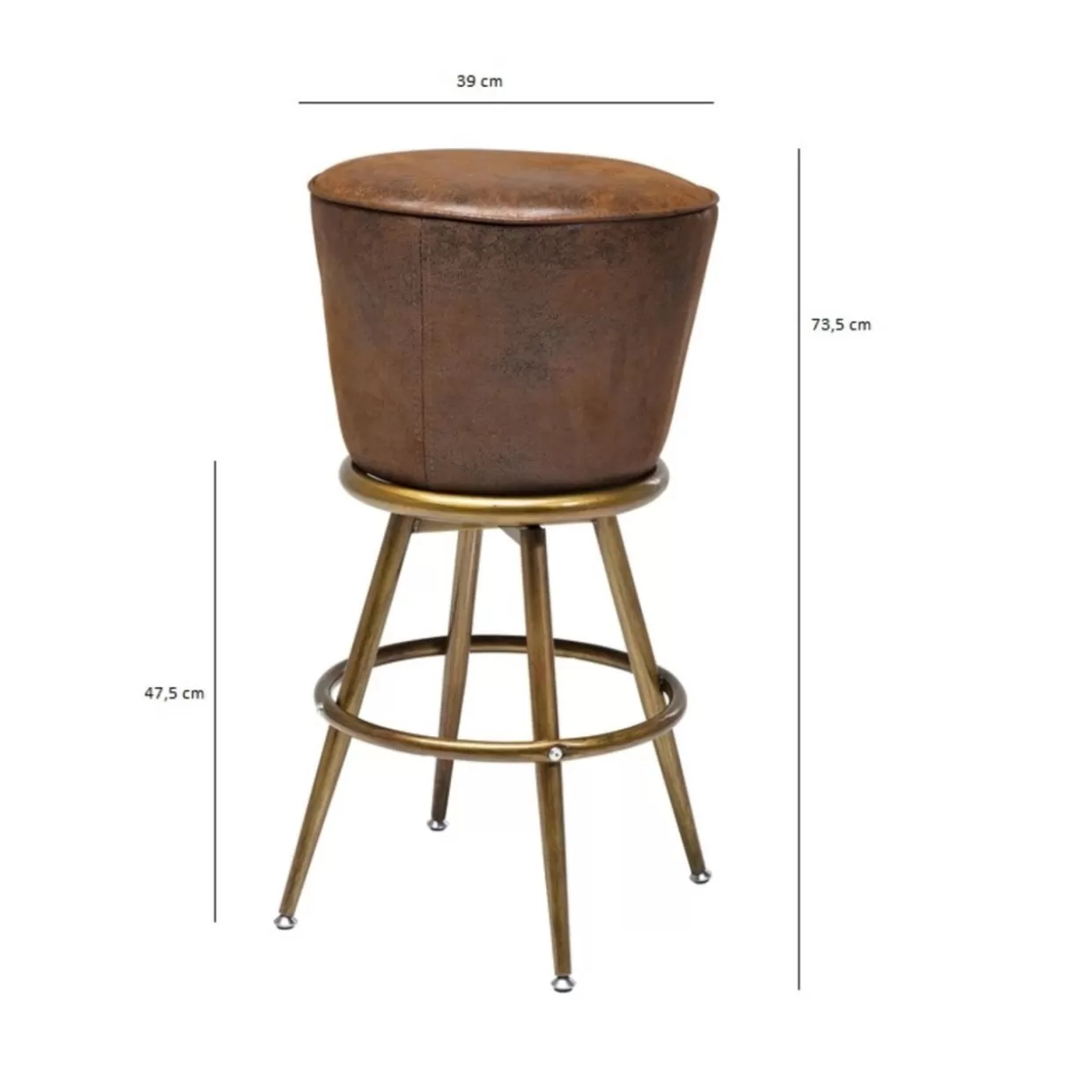 KARE Design Sitzbänke | Barhocker Lady Rock Vintage