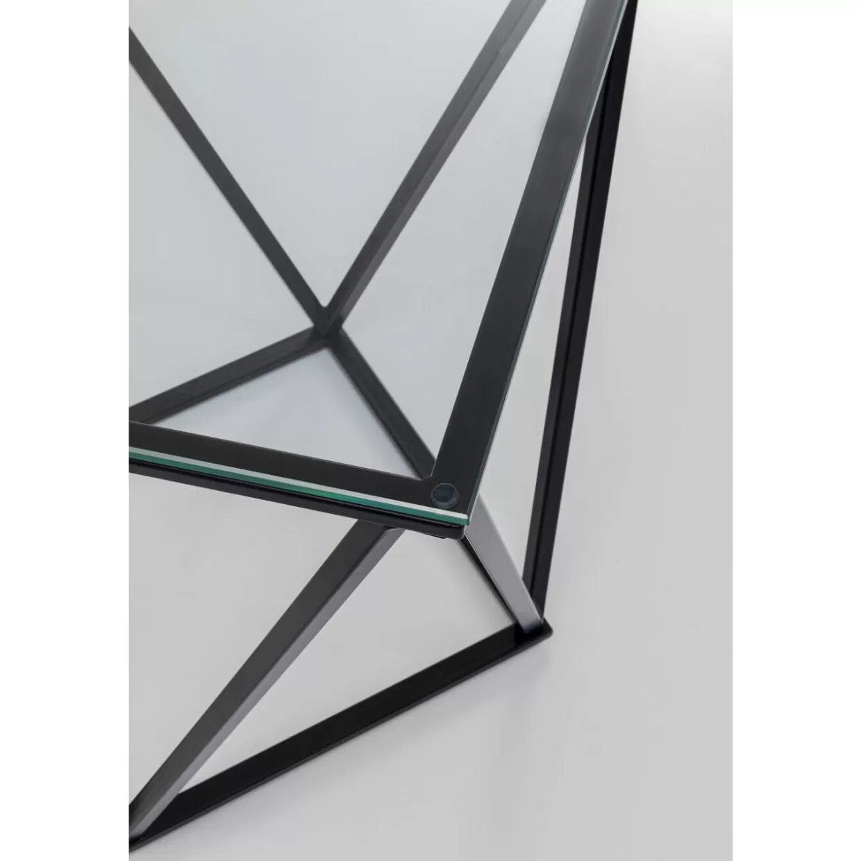 KARE Design Tische | Beistelltisch Cristallo Schwarz 50X50Cm