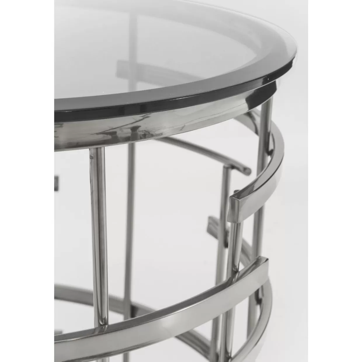KARE Design Tische | Beistelltisch Jupiter Silber O55Cm