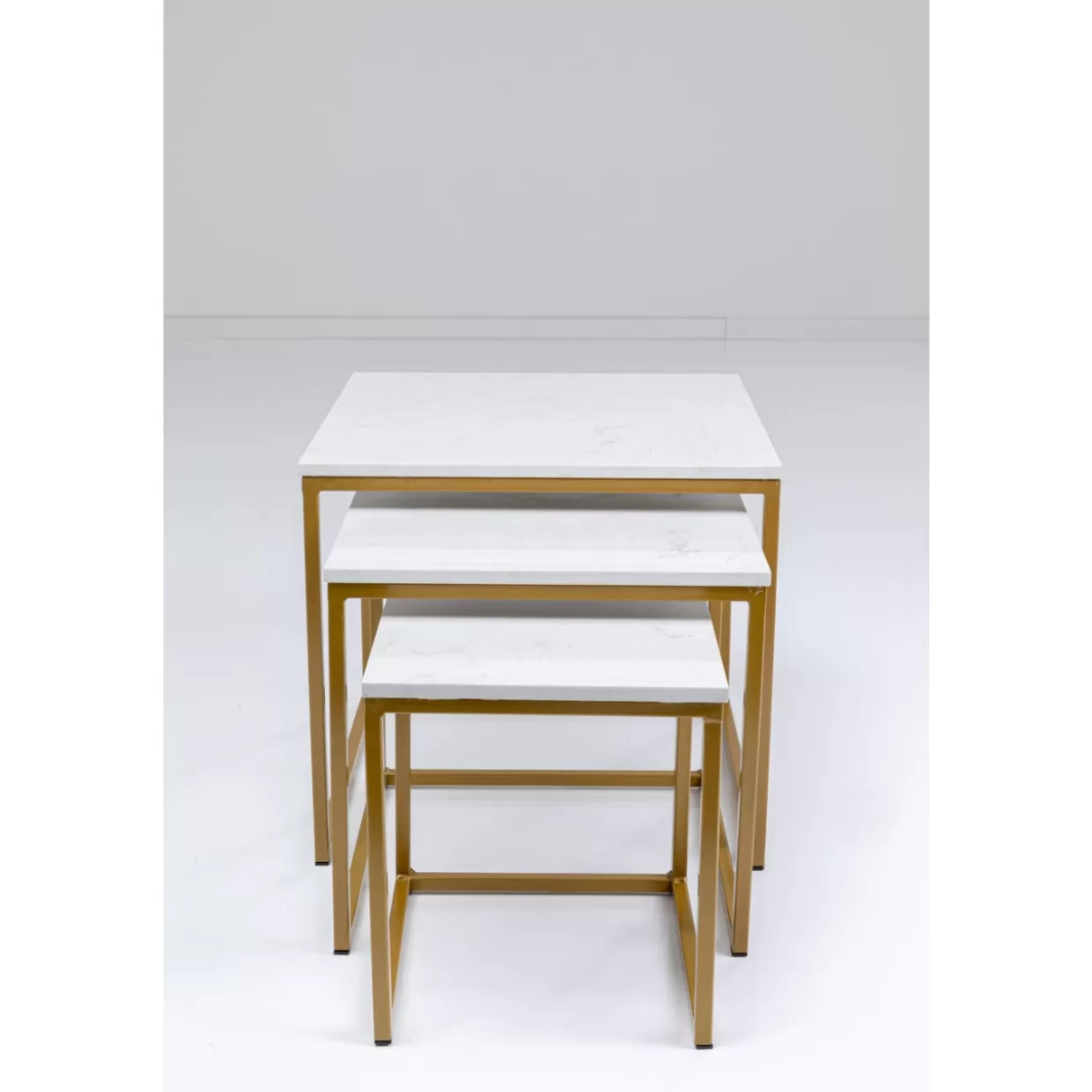 KARE Design Tische | Beistelltisch Key West Gold (3/Set)