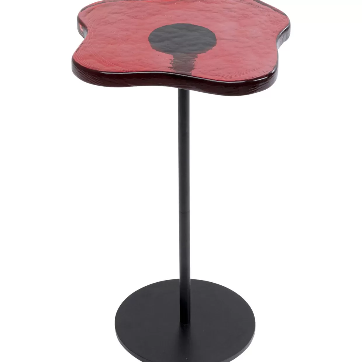 KARE Design Tische | Beistelltisch Lava Rot O30Cm