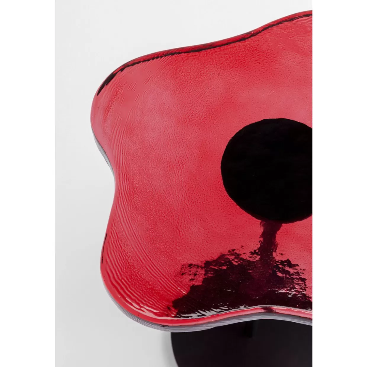 KARE Design Tische | Beistelltisch Lava Rot O30Cm