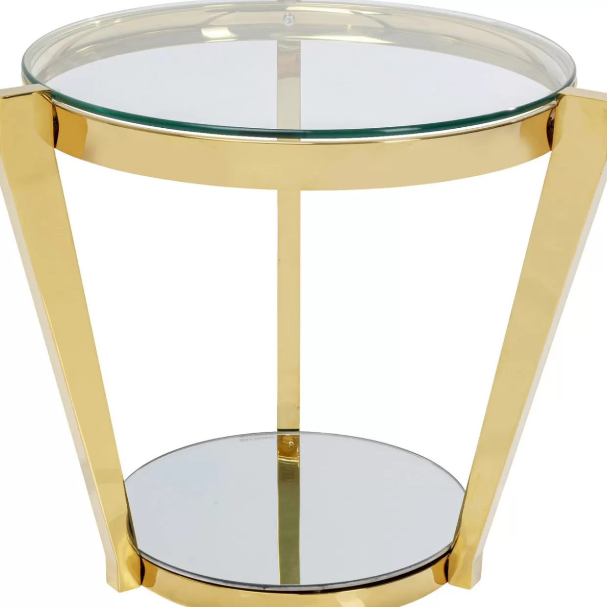 KARE Design Tische | Beistelltisch Monocolo Gold O50Cm