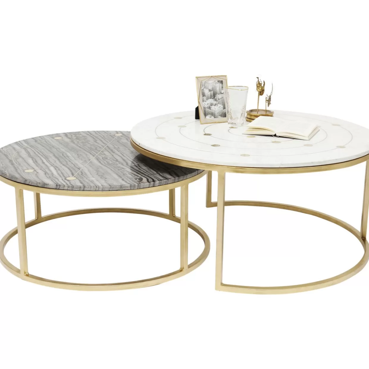 KARE Design Tische | Beistelltisch Mystic Round (2/Set) O90Cm