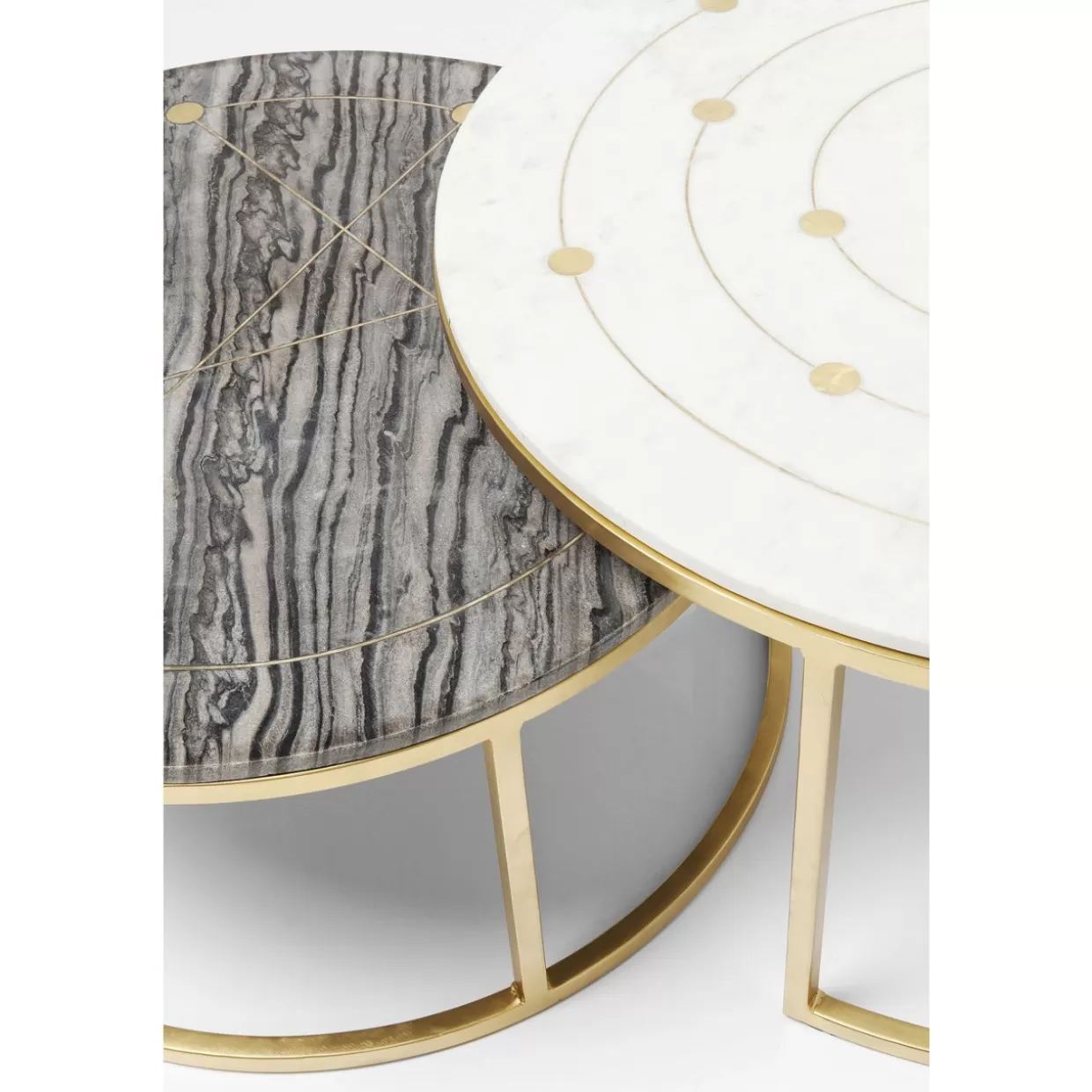 KARE Design Tische | Beistelltisch Mystic Round (2/Set) O90Cm