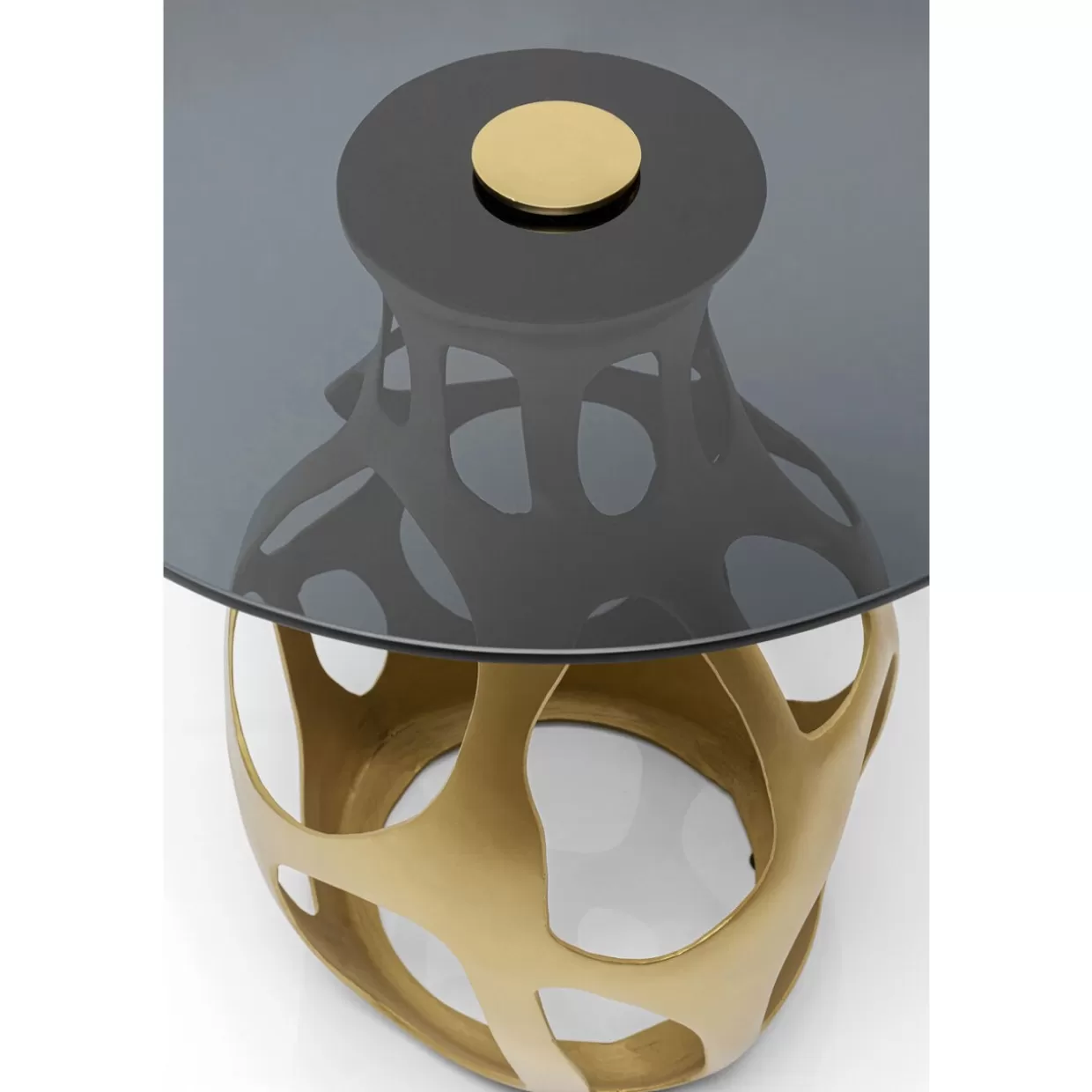 KARE Design Tische | Beistelltisch Volcano Gold O60Cm