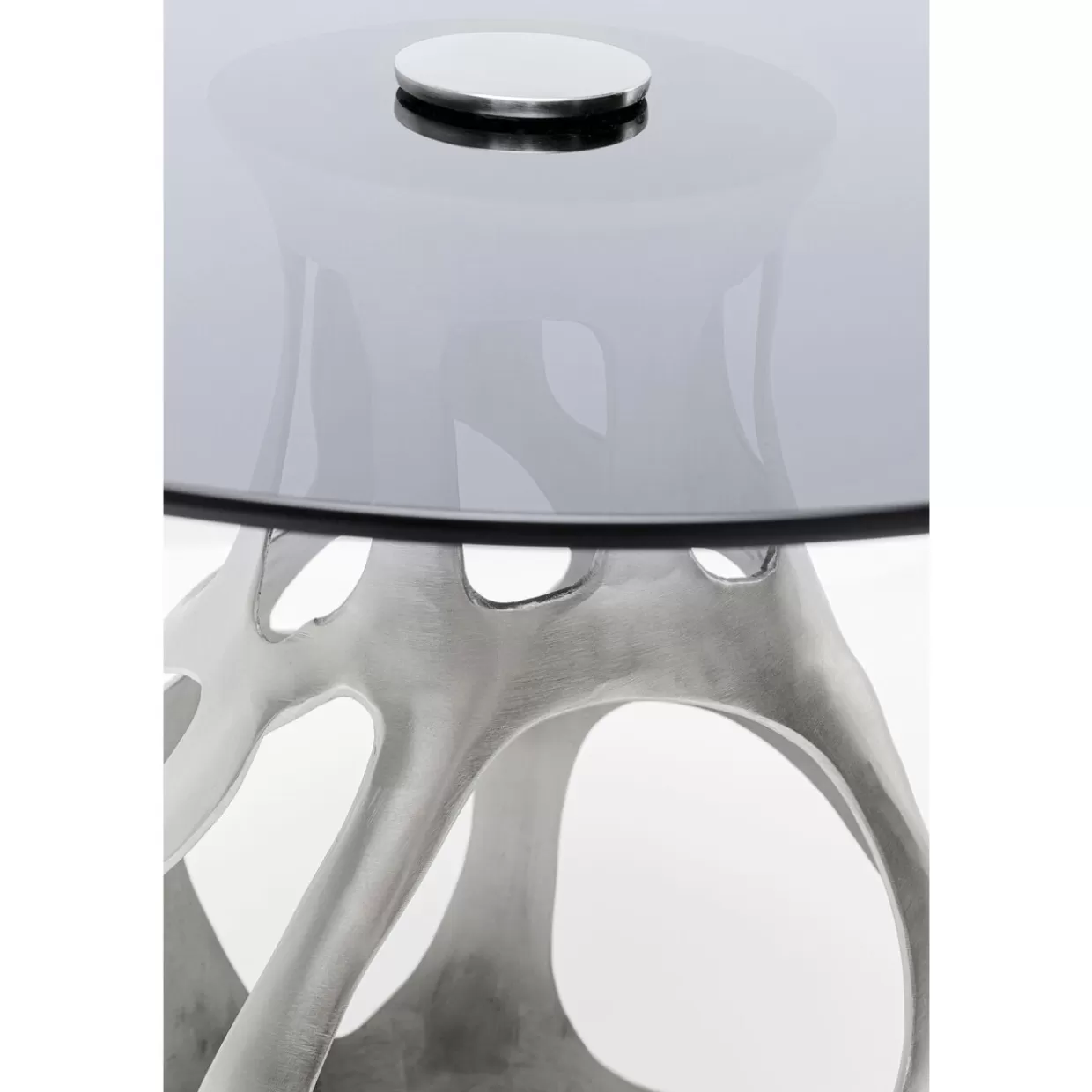 KARE Design Tische | Beistelltisch Volcano Silber O60Cm