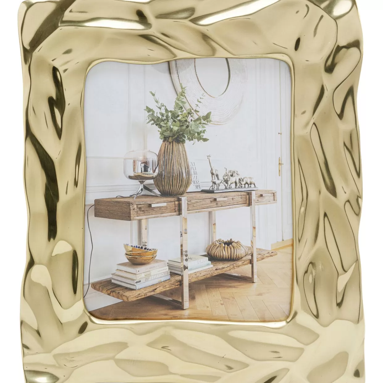 KARE Design Deko & Geschenkartikel | Bilderrahmen Jade Square Gold 21X26Cm