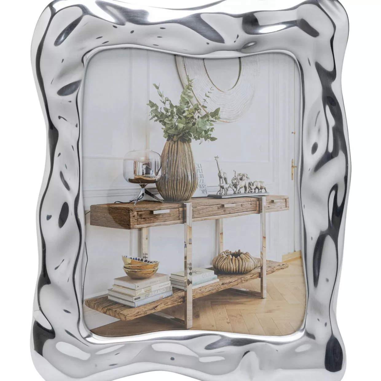 KARE Design Deko & Geschenkartikel | Bilderrahmen Jade Swing Silber 21X26Cm
