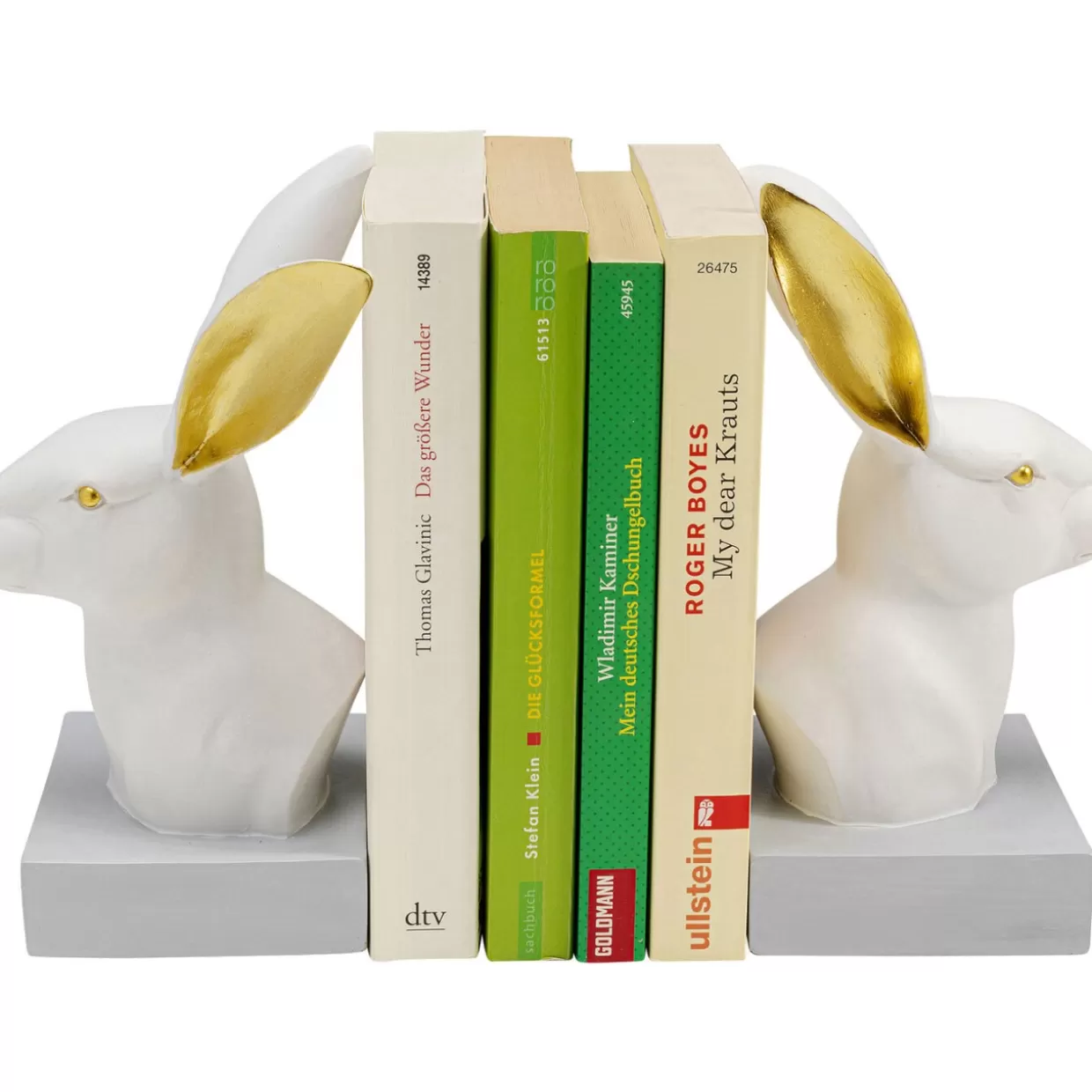 KARE Design Deko & Geschenkartikel | Buchstutze Rabbit (2/Set)