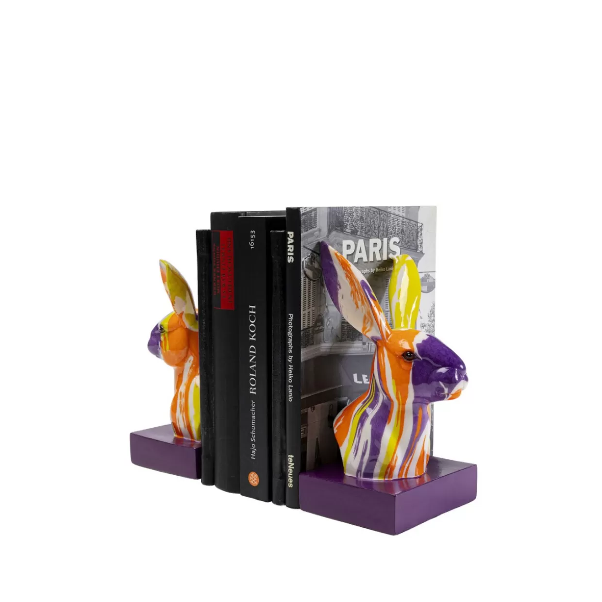 KARE Design Deko & Geschenkartikel | Buchstutze Rabbit Holi (2/Set)