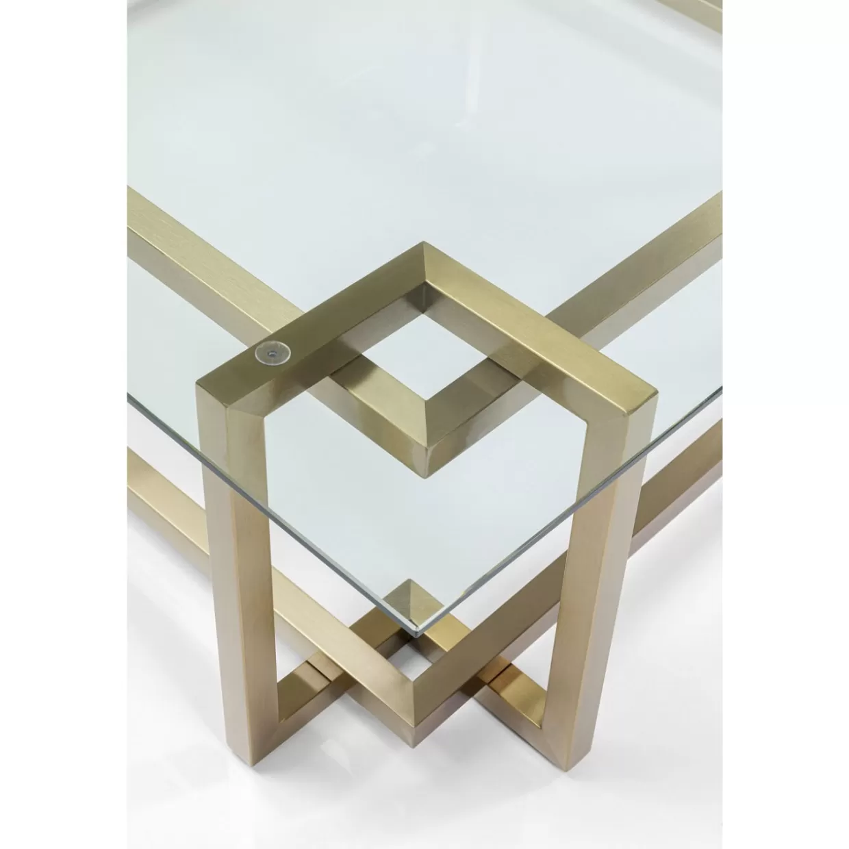 KARE Design Tische | Couchtisch Clara Gold 120X120