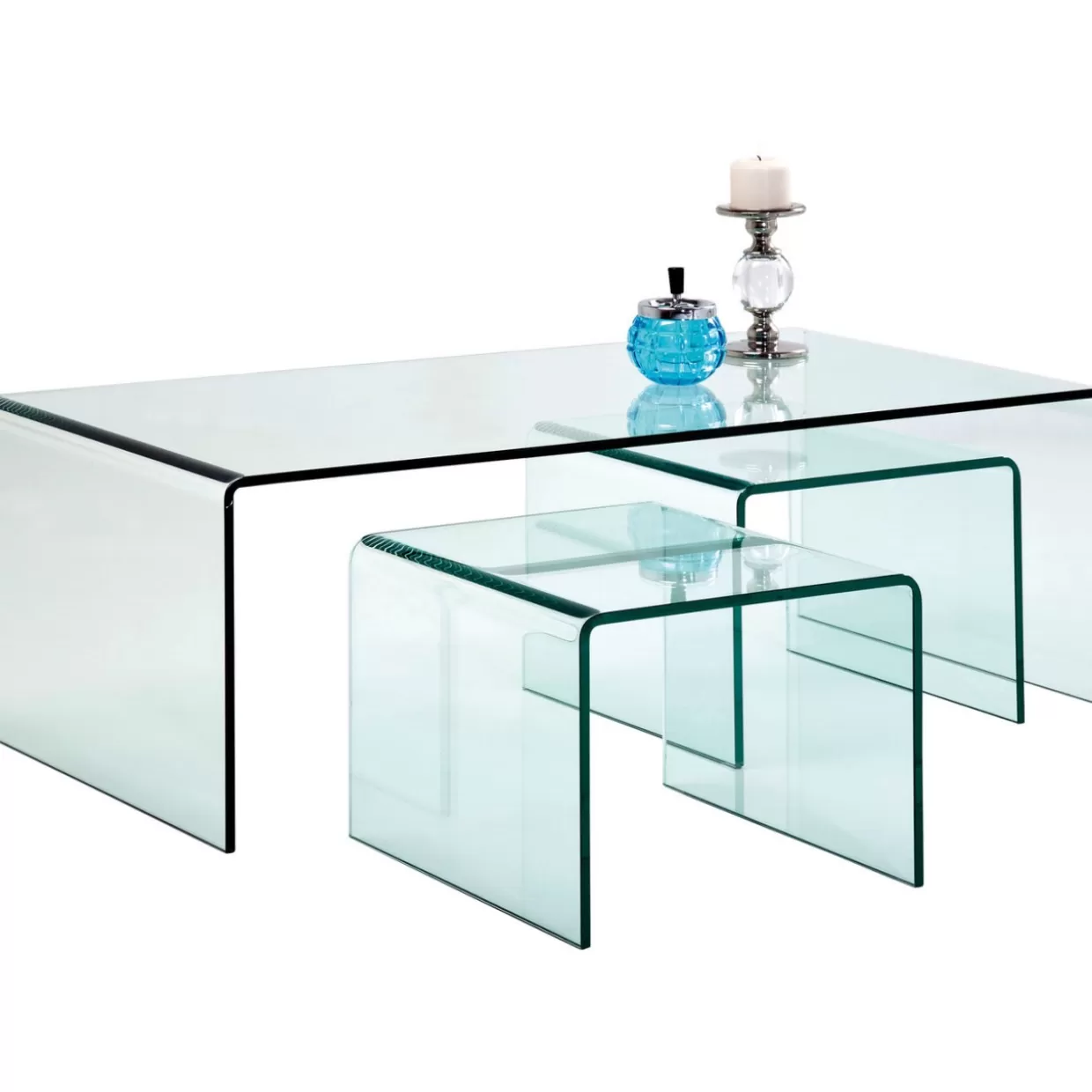 KARE Design Tische | Couchtisch Clear Club (3/Set)