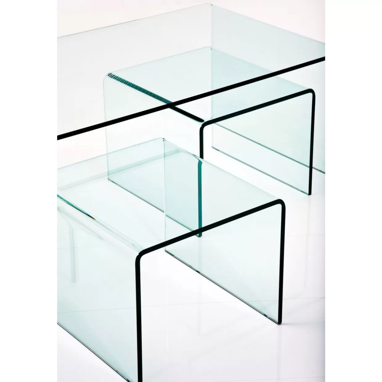 KARE Design Tische | Couchtisch Clear Club (3/Set)