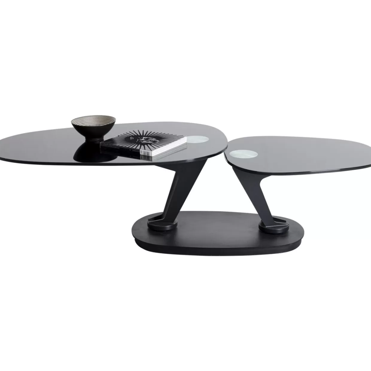 KARE Design Tische | Couchtisch Franklin Schwarz 150X58Cm