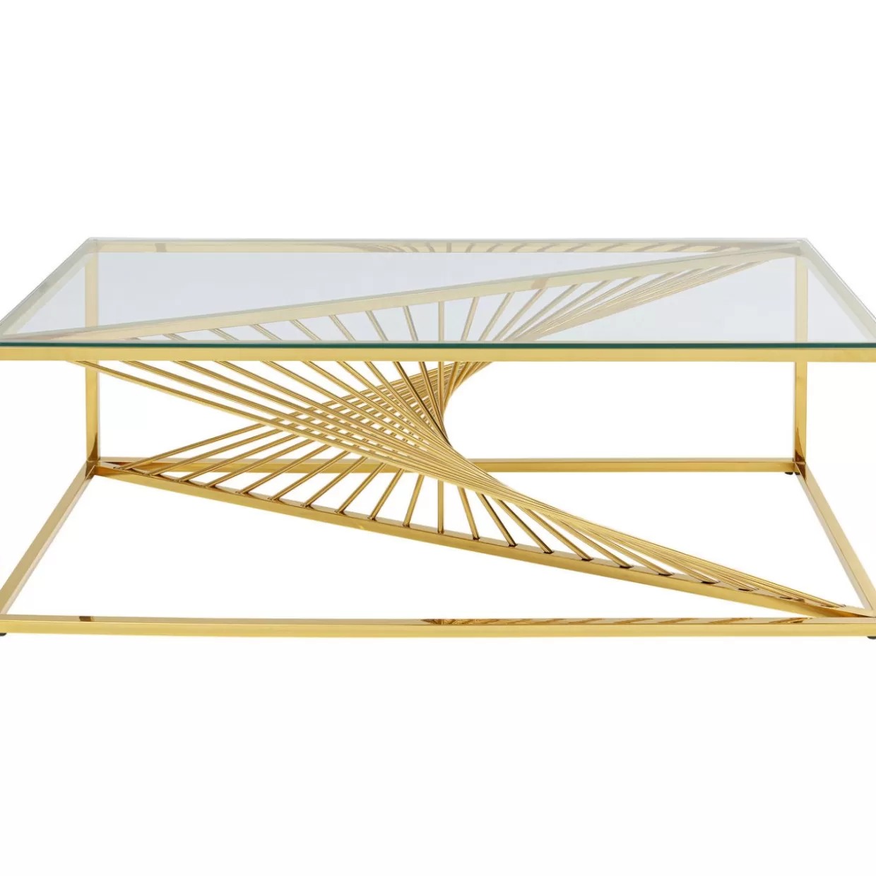 KARE Design Tische | Couchtisch Laser Gold 120X60