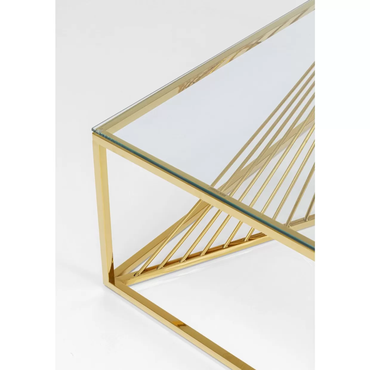 KARE Design Tische | Couchtisch Laser Gold 120X60