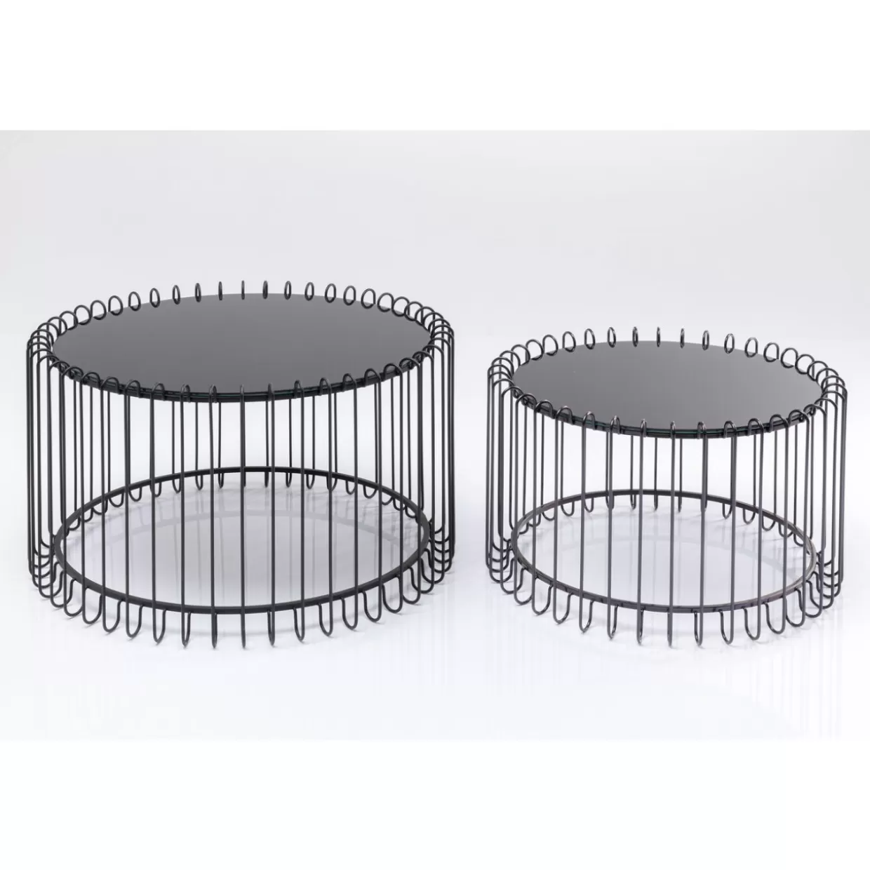 KARE Design Tische | Couchtisch Line Onyx (2/Set)