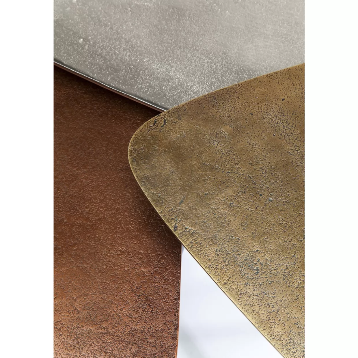 KARE Design Tische | Couchtisch Loft Triangle Vintage (3/Set)