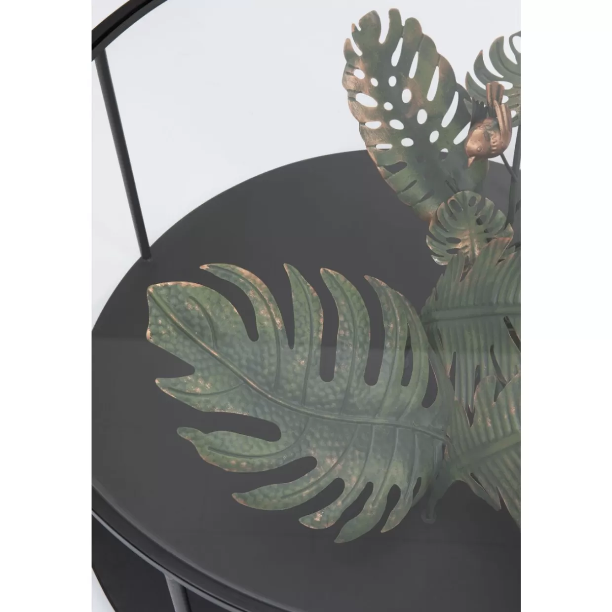 KARE Design Tische | Couchtisch Palms Schwarz O80Cm