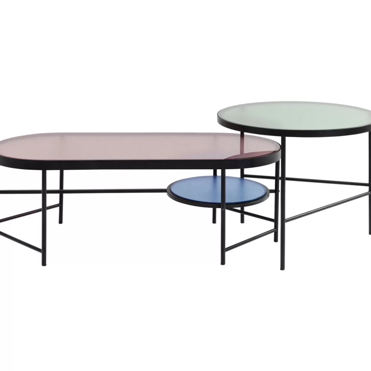KARE Design Tische | Couchtisch Rainbow (2/Set)