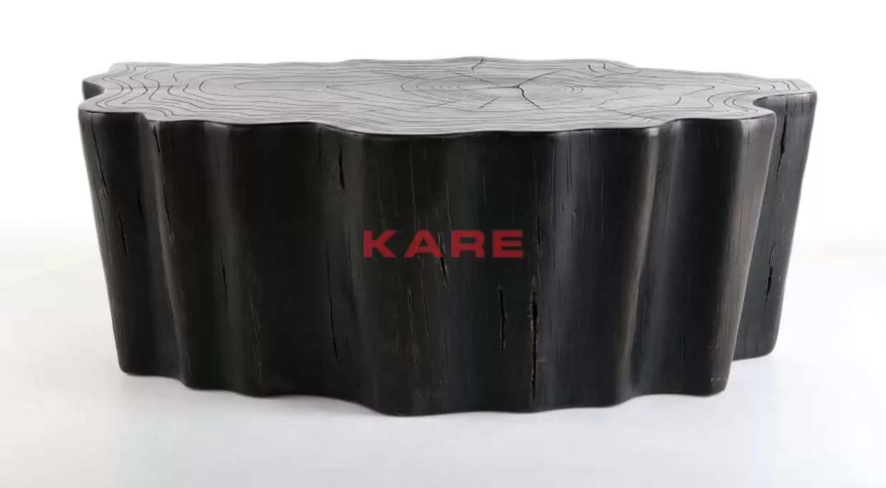 KARE Design Tische | Couchtisch Tree Stump Schwarz 119X68Cm
