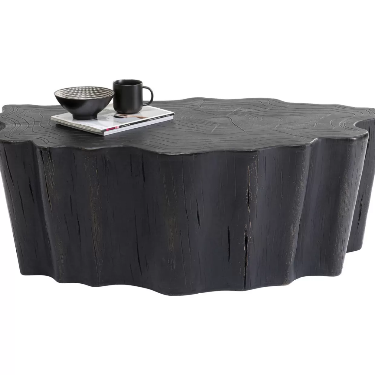 KARE Design Tische | Couchtisch Tree Stump Schwarz 119X68Cm