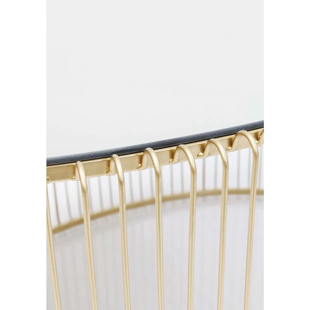 KARE Design Tische | Couchtisch Wire Uno Brass 60X90Cm