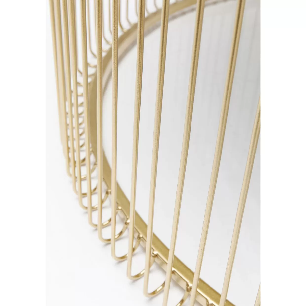 KARE Design Tische | Couchtisch Wire Uno Brass O80Cm