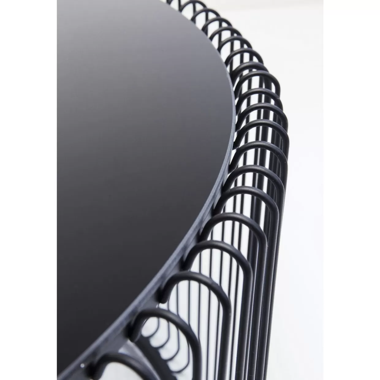 KARE Design Tische | Couchtisch Wire Uno Schwarz O80Cm