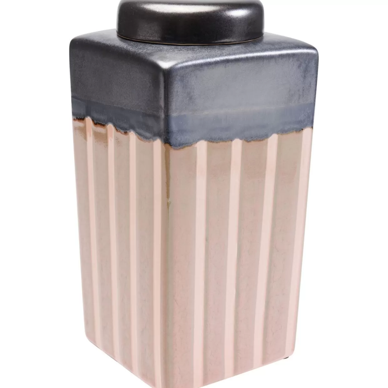 KARE Design Deko & Geschenkartikel | Deko Dose Mocca Stripes 30Cm