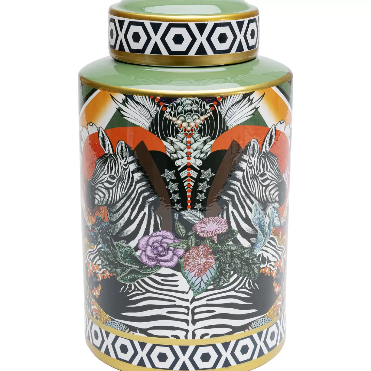 KARE Design Deko & Geschenkartikel | Deko Dose Zebra Duo 30Cm
