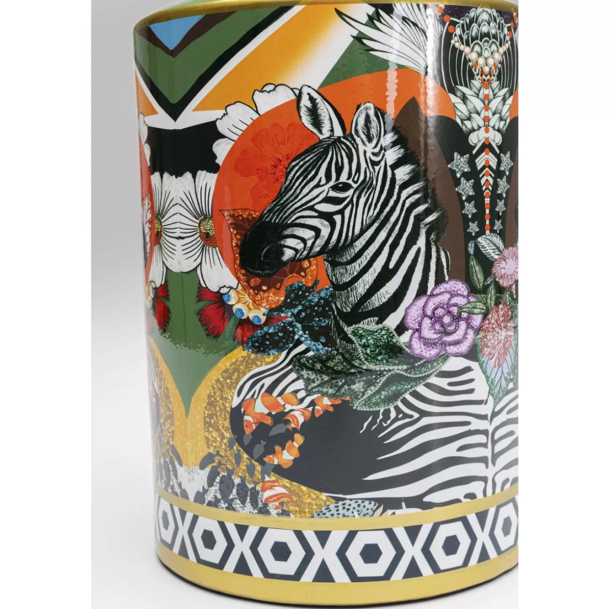 KARE Design Deko & Geschenkartikel | Deko Dose Zebra Duo 30Cm