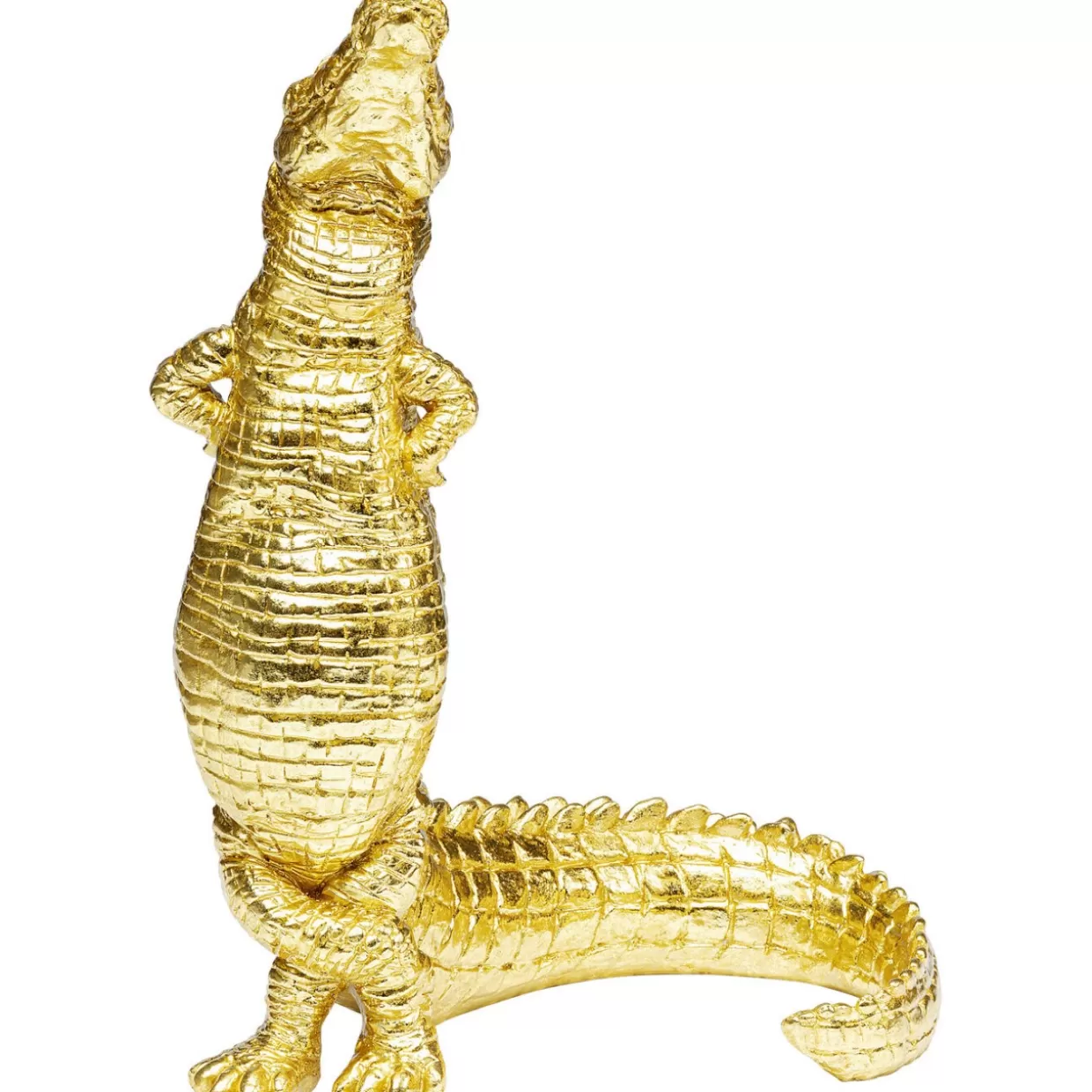KARE Design Deko & Geschenkartikel | Deko Figur Alligator Gold 39Cm