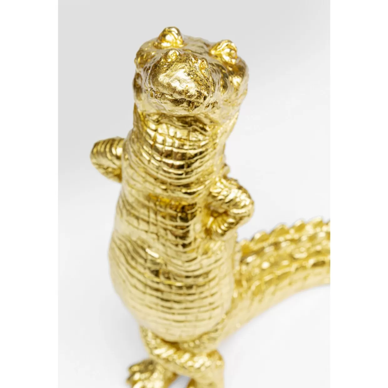 KARE Design Deko & Geschenkartikel | Deko Figur Alligator Gold 39Cm