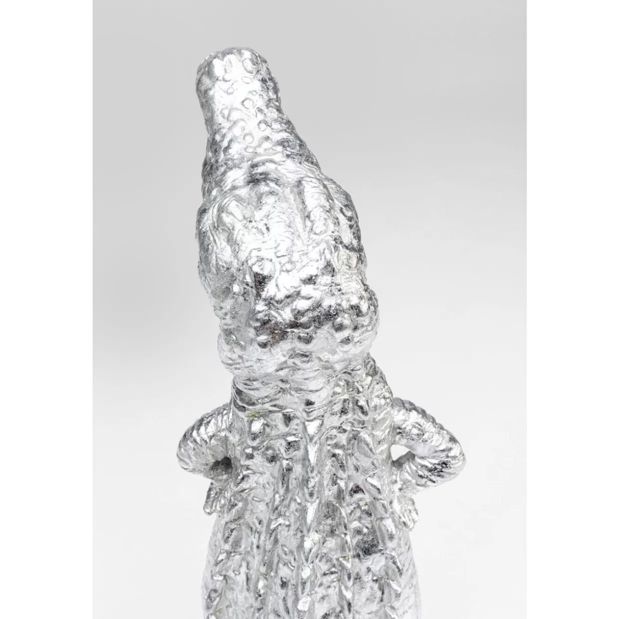KARE Design Deko & Geschenkartikel | Deko Figur Alligator Silber 39Cm