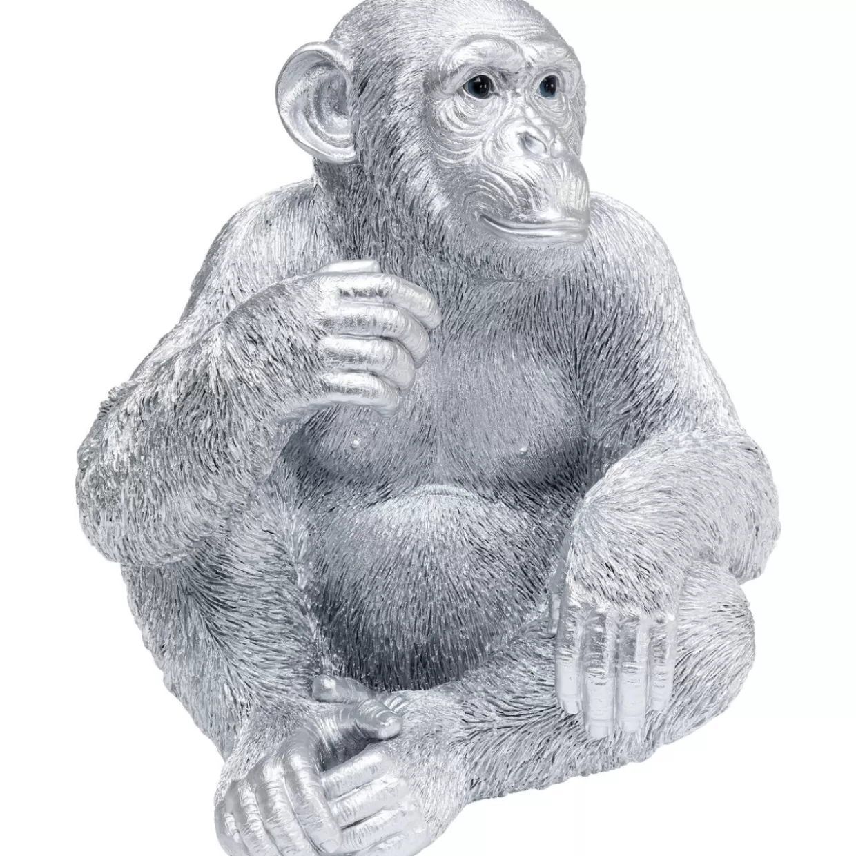 KARE Design Deko & Geschenkartikel | Deko Figur Baby Ape Silber 53