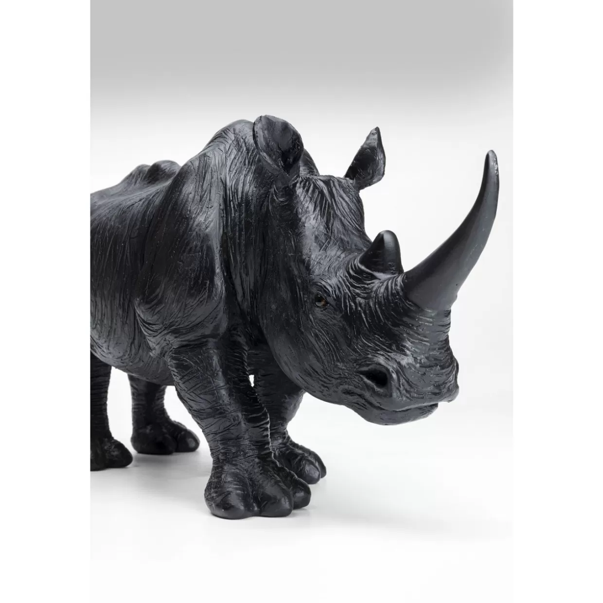 KARE Design Deko & Geschenkartikel | Deko Figur Walking Rhino Schwarz