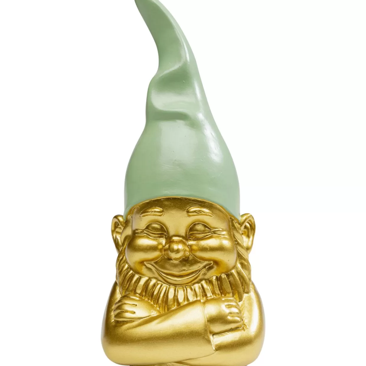 KARE Design Deko & Geschenkartikel | Deko Figur Zwerg Gold Grun 21Cm