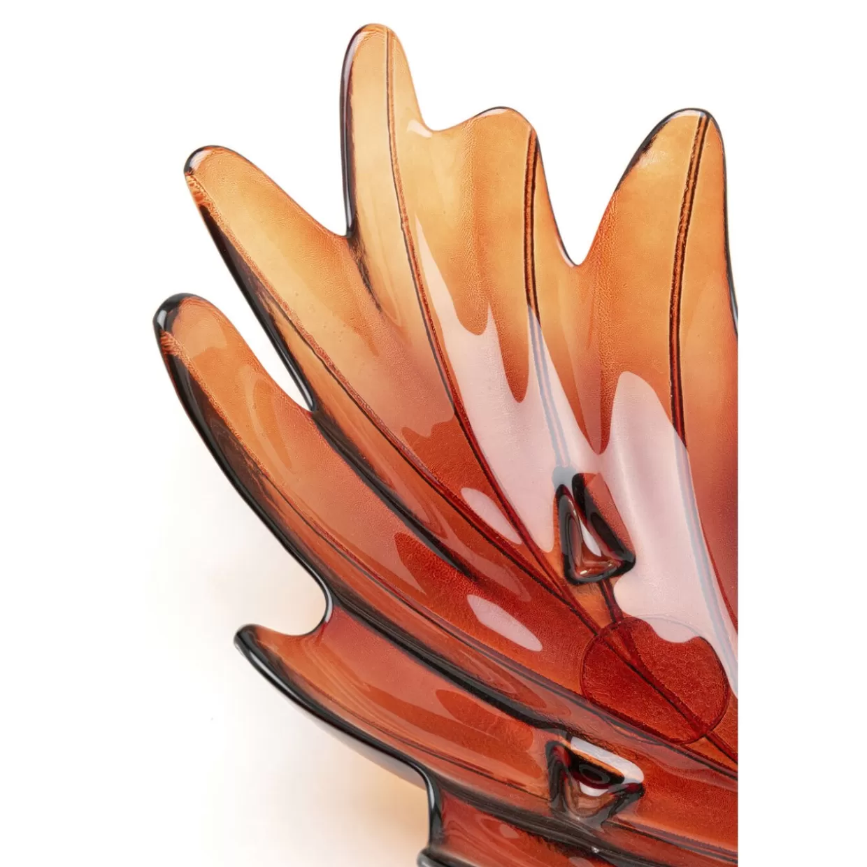 KARE Design Deko & Geschenkartikel | Deko Schale Leaf Rot 14Cm