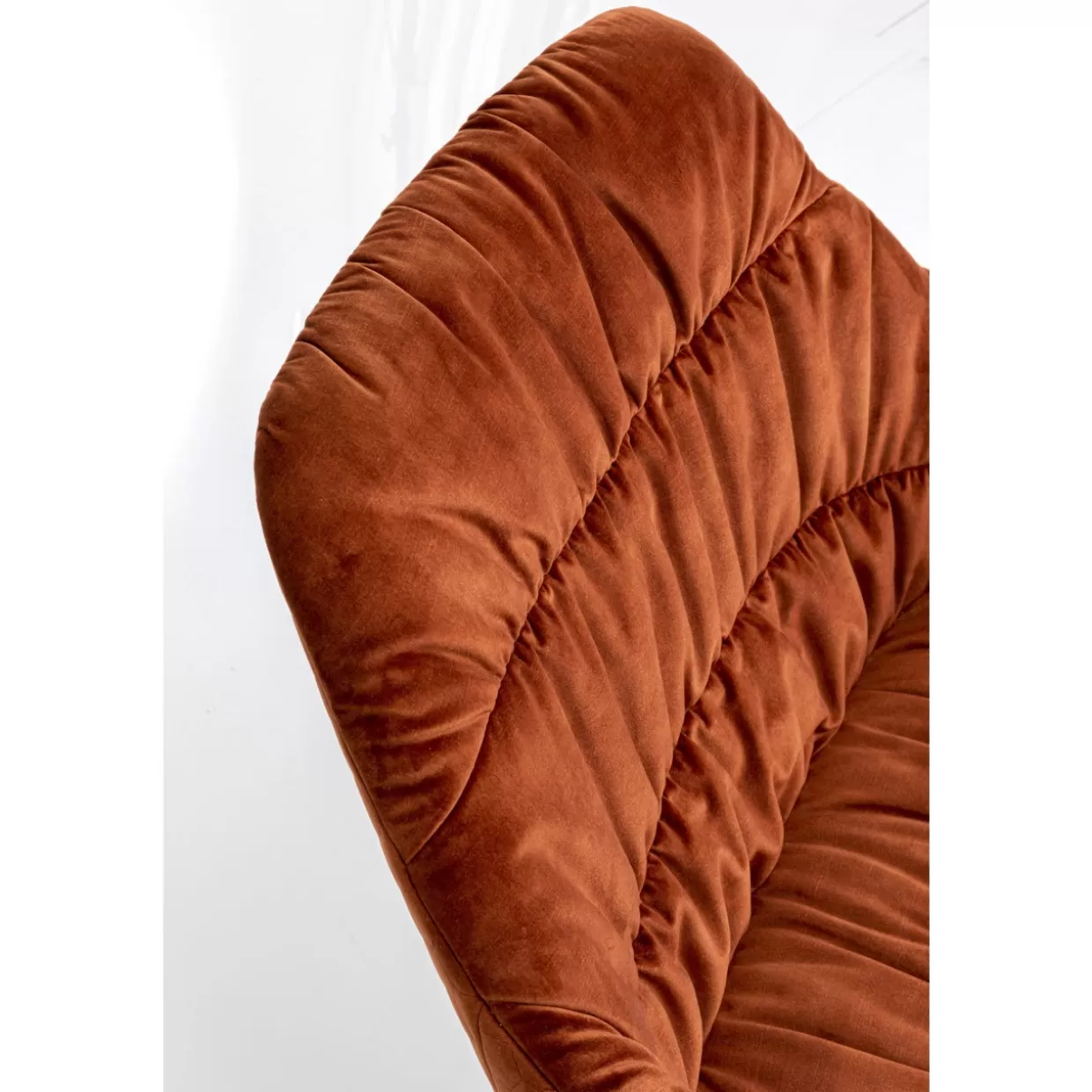 KARE Design Sessel | Drehsessel Bristol Rostrot