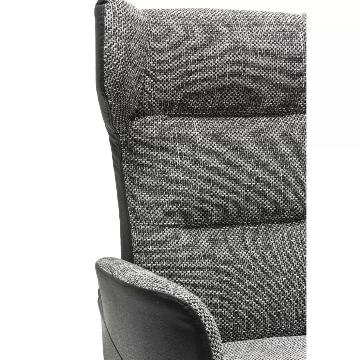 KARE Design Sessel | Drehsessel Mit Hocker Ohio Salt And Pepper